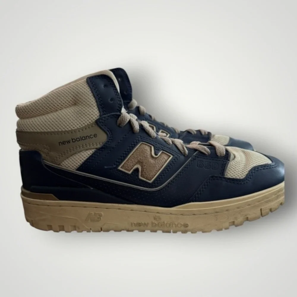 New Balance 650R Aime Leon Dore Men 7 Blue Grey High Top Sneaker ALD Streetwear